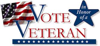 Vote in honor of a veteran